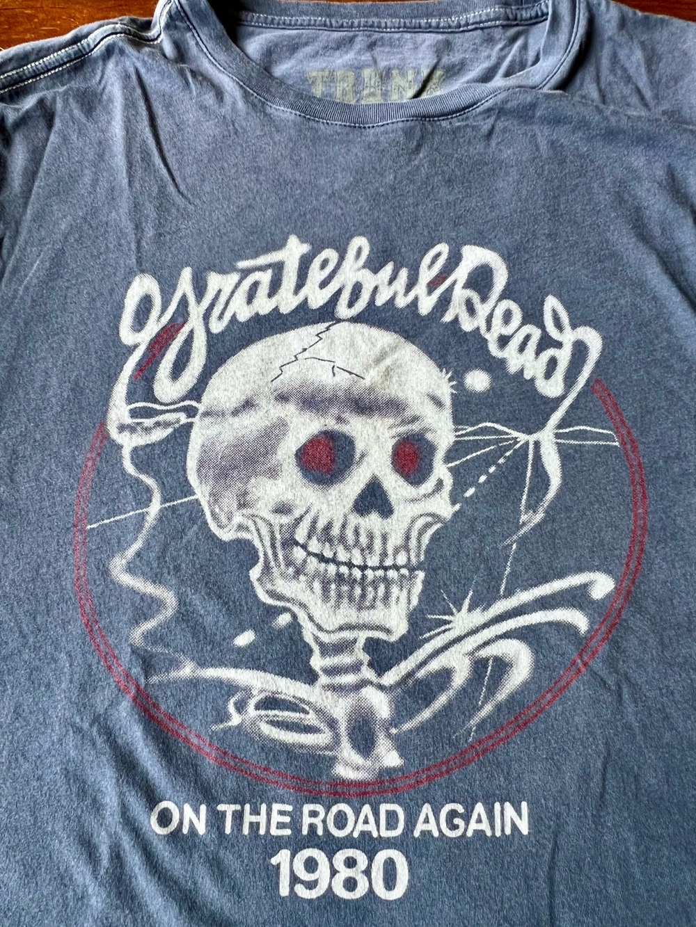 Rare Vintage Trunk Ltd x Grateful Dead “On The Road Again 1980” Band T-shirt EUC